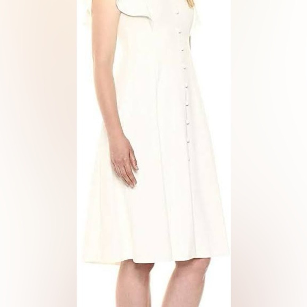 Calvin Klein Ivory White Midi Dress